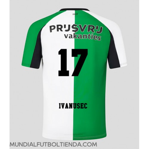 Camiseta Feyenoord Luka Ivanusec #17 Tercera Equipación Replica 2024-25 mangas cortas